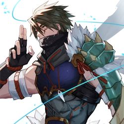 This is a pixiv picture whose title is MHRise.