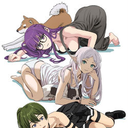 This is a pixiv picture whose title is animal lovers.