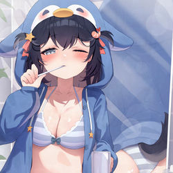 This is a pixiv picture whose title is CM.