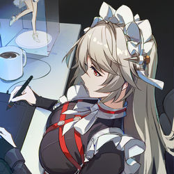 This is a pixiv picture whose title is 丽娜.