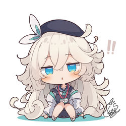 This is a pixiv picture whose title is お座りしてるリリィちゃん.
