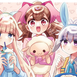 This is a pixiv picture whose title is おみみぴょこぴょこ.