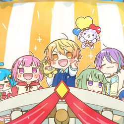 This is a pixiv picture whose title is ワンダーランズ×ショウタイム.