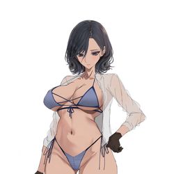 This is a pixiv picture whose title is 水着.