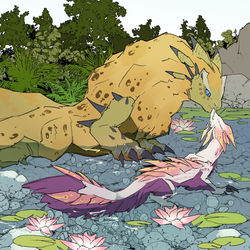 This is a pixiv picture whose title is タマロア.