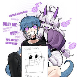 This is a pixiv picture whose title is 복종해라 가메챤!.