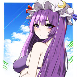This is a pixiv picture whose title is パチュリー.