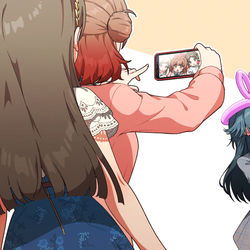 This is a pixiv picture whose title is 撮るよ～！.