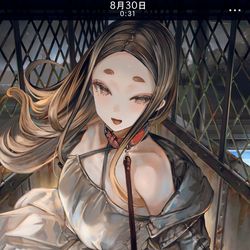 This is a pixiv picture whose title is ”0時31分　気温26度　近所の歩道橋”.