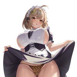 This is a pixiv picture whose title is メイドアニス.