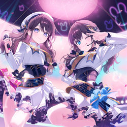 This is a pixiv picture whose title is アイドル♡なJKちゃんず.