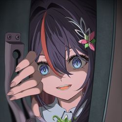 This is a pixiv picture whose title is 来ちゃった💙.