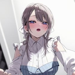 This is a pixiv picture whose title is ｢えっと……優しくする……ね？｣.