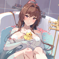 This is a pixiv picture whose title is 大和🛁.