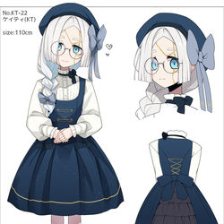 This is a pixiv picture whose title is 人形少女.