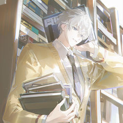 This is a pixiv picture whose title is Xavier Love and Deepspace.