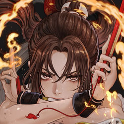 This is a pixiv picture whose title is 不知火舞.