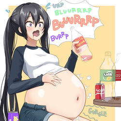 This is a pixiv picture whose title is 炭酸膨れ.
