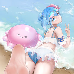 This is a pixiv picture whose title is 海伊.