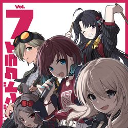 This is a pixiv picture whose title is 模仿手岛老师画风画的bd7封面.