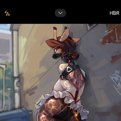 This is a pixiv picture whose title is 小巷露出.