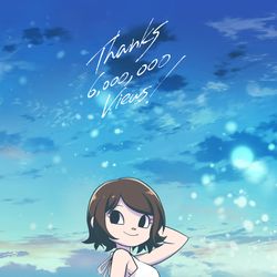 This is a pixiv picture whose title is 閲覧数600万ありがとうございます.