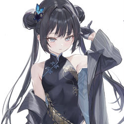 This is a pixiv picture whose title is Kisaki.