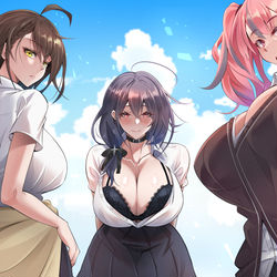This is a pixiv picture whose title is Baltimore sisters.