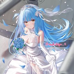 This is a pixiv picture whose title is 対なる海神と久遠を歩む.