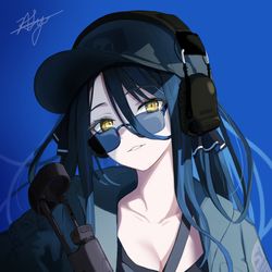 This is a pixiv picture whose title is 局長.