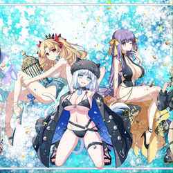 This is a pixiv picture whose title is ありがとう水着鯖2024.