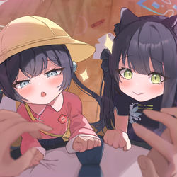 This is a pixiv picture whose title is 先生、お願い！お願い！✨✨.