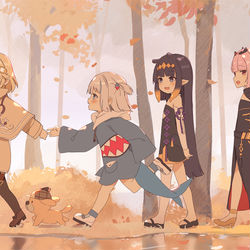 This is a pixiv picture whose title is holomyth.