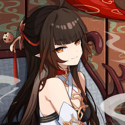 This is a pixiv picture whose title is 灵砂-崩铁.