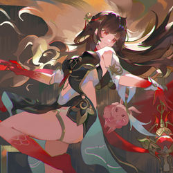 This is a pixiv picture whose title is Lingsha.