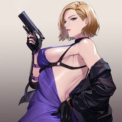 This is a pixiv picture whose title is 鉄拳8   ニーナ・ウィリアムズ.