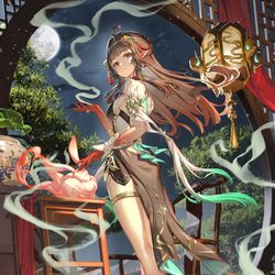 This is a pixiv picture whose title is 灵砂.