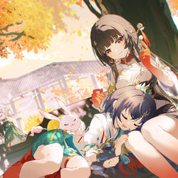 This is a pixiv picture whose title is 👂👂.
