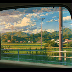 This is a pixiv picture whose title is 送迎、里帰り.