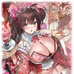 This is a pixiv picture whose title is 「仕事絵」【三国大戦スマッシュ！】クシナダヒメ.