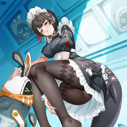 This is a pixiv picture whose title is Ellen - Maid service.