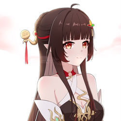 This is a pixiv picture whose title is 灵砂.