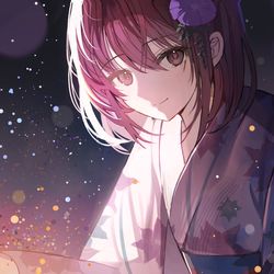 This is a pixiv picture whose title is 花火.