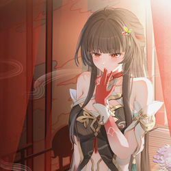 This is a pixiv picture whose title is Lingsha.