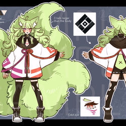 This is a pixiv picture whose title is 【Skeb】ご依頼者様OCさん - リデザイン.
