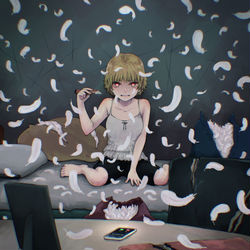 This is a pixiv picture whose title is ゲリラ豪羽.