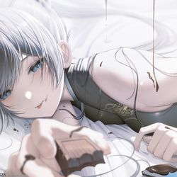 This is a pixiv picture whose title is 妃咲 吃干净！.