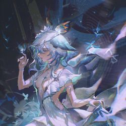 This is a pixiv picture whose title is Shorekeeper.