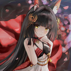 This is a pixiv picture whose title is 長門(META).
