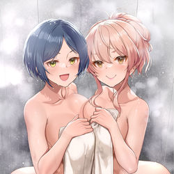 This is a pixiv picture whose title is 【381+】　「中に入る？」.